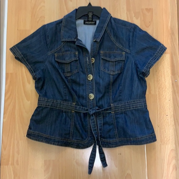 Lane Bryant Jackets & Blazers - Lane Bryant cute jean shirt! Size(18)